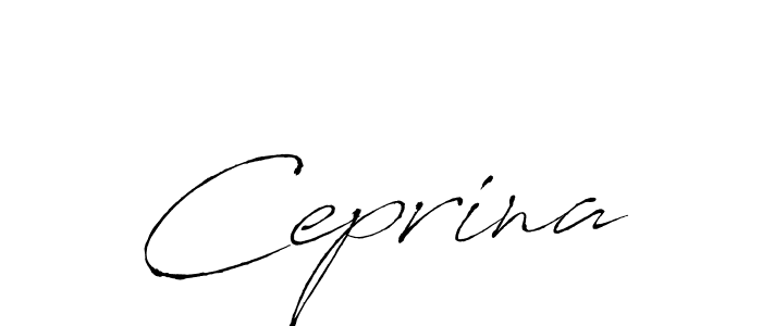 Antro_Vectra is a professional signature style that is perfect for those who want to add a touch of class to their signature. It is also a great choice for those who want to make their signature more unique. Get Ceprina name to fancy signature for free. Ceprina signature style 6 images and pictures png