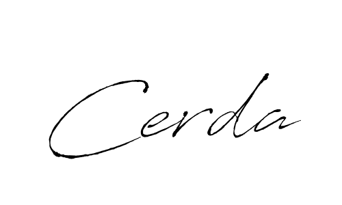 Create a beautiful signature design for name Cerda. With this signature (Antro_Vectra) fonts, you can make a handwritten signature for free. Cerda signature style 6 images and pictures png