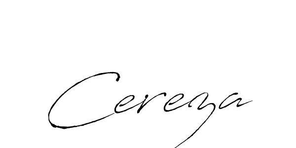 Cereza stylish signature style. Best Handwritten Sign (Antro_Vectra) for my name. Handwritten Signature Collection Ideas for my name Cereza. Cereza signature style 6 images and pictures png