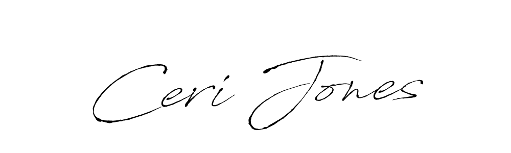 You should practise on your own different ways (Antro_Vectra) to write your name (Ceri Jones) in signature. don't let someone else do it for you. Ceri Jones signature style 6 images and pictures png