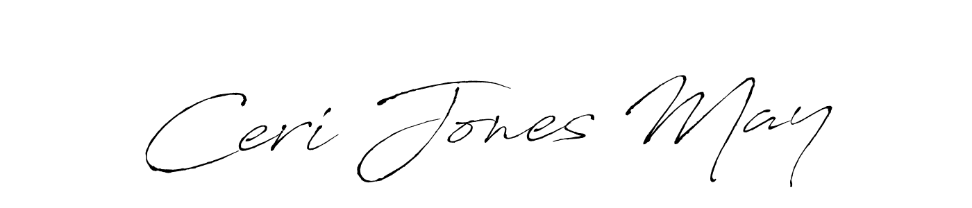 Make a beautiful signature design for name Ceri Jones May. With this signature (Antro_Vectra) style, you can create a handwritten signature for free. Ceri Jones May signature style 6 images and pictures png