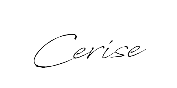 Design your own signature with our free online signature maker. With this signature software, you can create a handwritten (Antro_Vectra) signature for name Cerise. Cerise signature style 6 images and pictures png