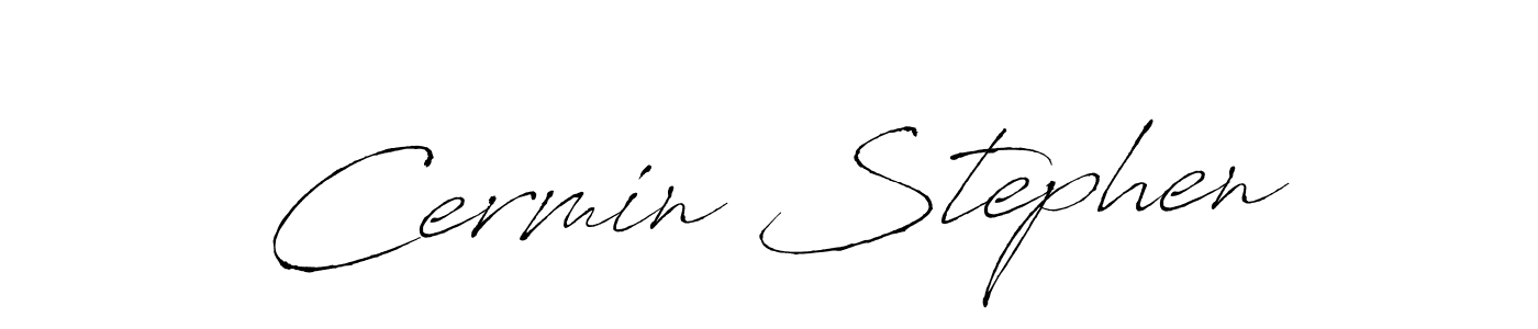 Make a beautiful signature design for name Cermin Stephen. Use this online signature maker to create a handwritten signature for free. Cermin Stephen signature style 6 images and pictures png