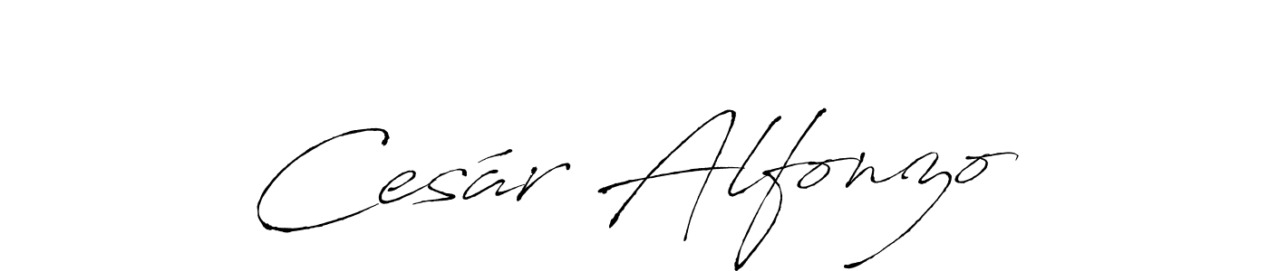 Make a short Cesár Alfonzo signature style. Manage your documents anywhere anytime using Antro_Vectra. Create and add eSignatures, submit forms, share and send files easily. Cesár Alfonzo signature style 6 images and pictures png