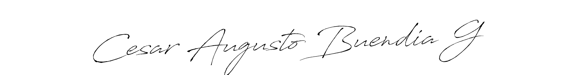 Design your own signature with our free online signature maker. With this signature software, you can create a handwritten (Antro_Vectra) signature for name Cesar Augusto Buendia G. Cesar Augusto Buendia G signature style 6 images and pictures png