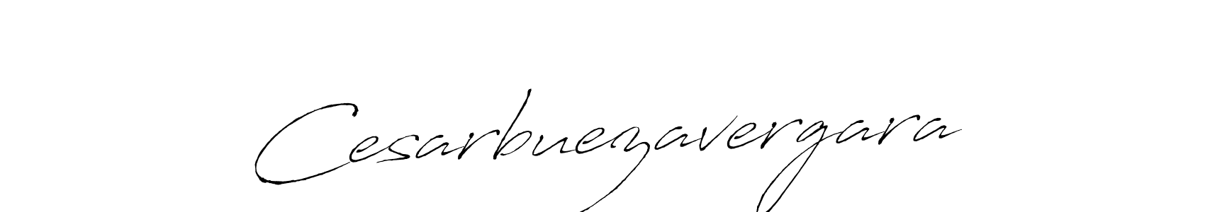 Cesarbuezavergara stylish signature style. Best Handwritten Sign (Antro_Vectra) for my name. Handwritten Signature Collection Ideas for my name Cesarbuezavergara. Cesarbuezavergara signature style 6 images and pictures png