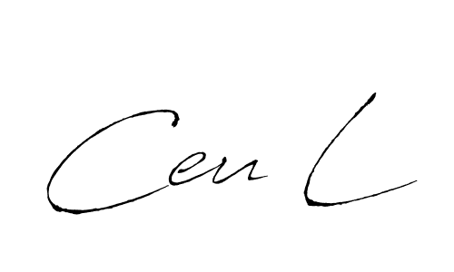 You should practise on your own different ways (Antro_Vectra) to write your name (Ceu L) in signature. don't let someone else do it for you. Ceu L signature style 6 images and pictures png