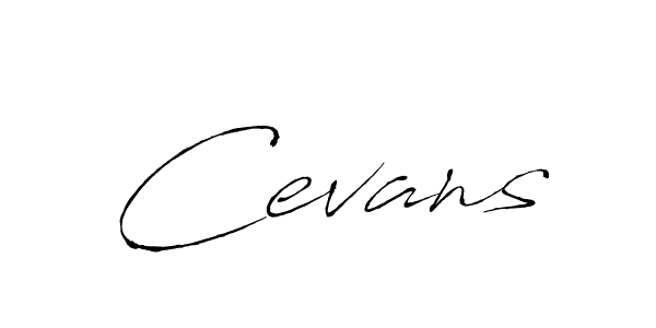 Make a beautiful signature design for name Cevans. With this signature (Antro_Vectra) style, you can create a handwritten signature for free. Cevans signature style 6 images and pictures png