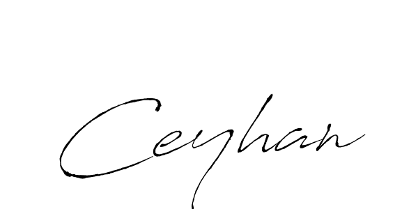 Use a signature maker to create a handwritten signature online. With this signature software, you can design (Antro_Vectra) your own signature for name Ceyhan. Ceyhan signature style 6 images and pictures png