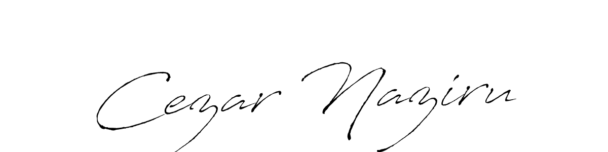 Design your own signature with our free online signature maker. With this signature software, you can create a handwritten (Antro_Vectra) signature for name Cezar Naziru. Cezar Naziru signature style 6 images and pictures png