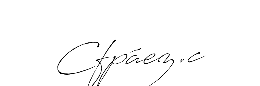 Use a signature maker to create a handwritten signature online. With this signature software, you can design (Antro_Vectra) your own signature for name Cfpáez.c. Cfpáez.c signature style 6 images and pictures png