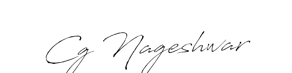 Make a beautiful signature design for name Cg Nageshwar. With this signature (Antro_Vectra) style, you can create a handwritten signature for free. Cg Nageshwar signature style 6 images and pictures png