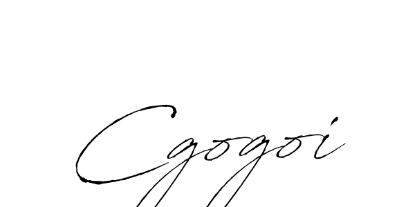 Make a beautiful signature design for name Cgogoi. With this signature (Antro_Vectra) style, you can create a handwritten signature for free. Cgogoi signature style 6 images and pictures png