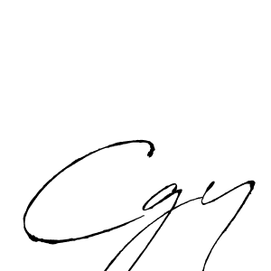 Create a beautiful signature design for name Cgy. With this signature (Antro_Vectra) fonts, you can make a handwritten signature for free. Cgy signature style 6 images and pictures png