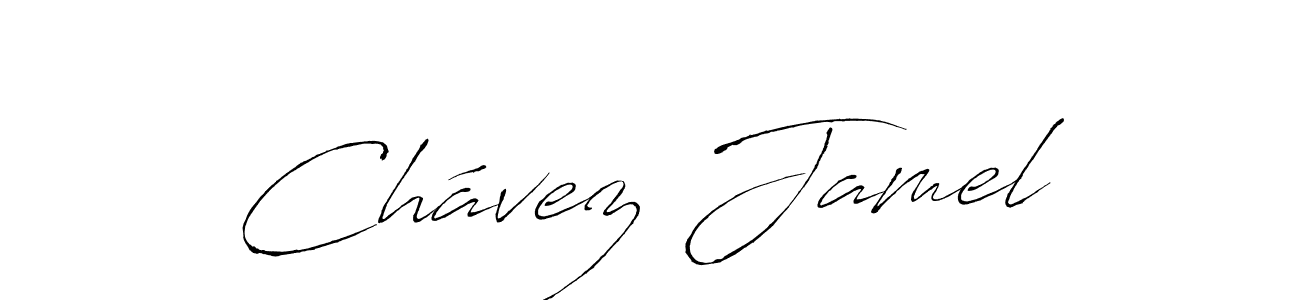 Design your own signature with our free online signature maker. With this signature software, you can create a handwritten (Antro_Vectra) signature for name Chávez Jamel. Chávez Jamel signature style 6 images and pictures png