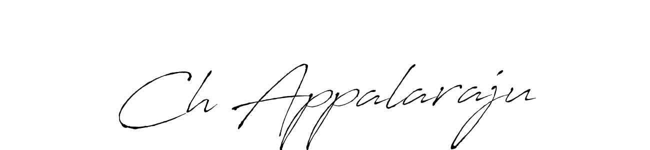 How to make Ch Appalaraju signature? Antro_Vectra is a professional autograph style. Create handwritten signature for Ch Appalaraju name. Ch Appalaraju signature style 6 images and pictures png