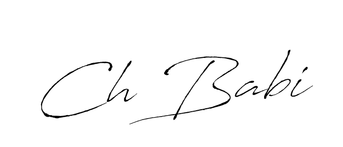 Use a signature maker to create a handwritten signature online. With this signature software, you can design (Antro_Vectra) your own signature for name Ch Babi. Ch Babi signature style 6 images and pictures png
