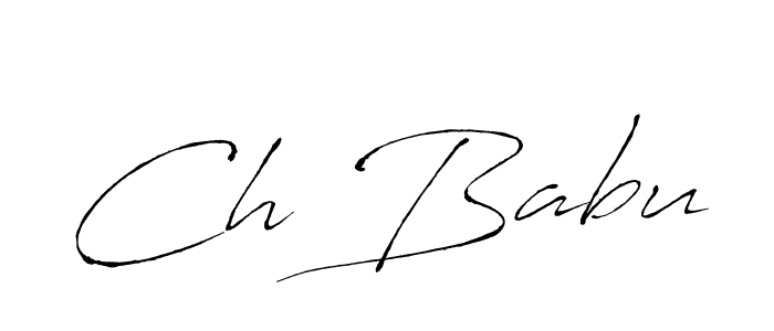 Use a signature maker to create a handwritten signature online. With this signature software, you can design (Antro_Vectra) your own signature for name Ch Babu. Ch Babu signature style 6 images and pictures png