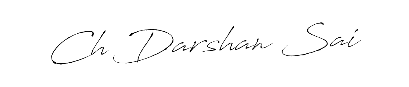 Once you've used our free online signature maker to create your best signature Antro_Vectra style, it's time to enjoy all of the benefits that Ch Darshan Sai name signing documents. Ch Darshan Sai signature style 6 images and pictures png