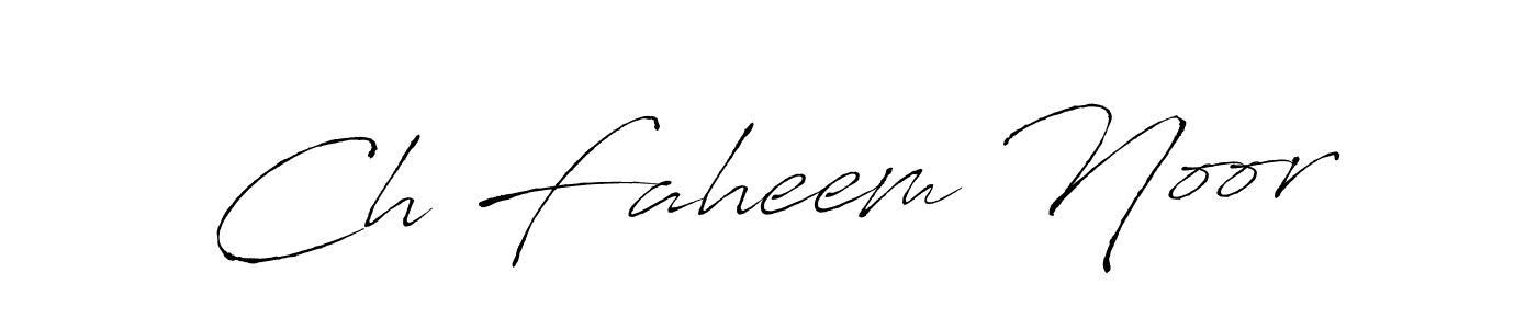 The best way (Antro_Vectra) to make a short signature is to pick only two or three words in your name. The name Ch Faheem Noor include a total of six letters. For converting this name. Ch Faheem Noor signature style 6 images and pictures png