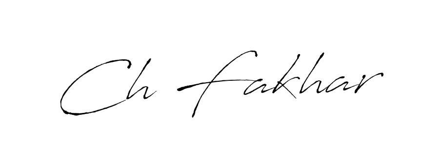 You should practise on your own different ways (Antro_Vectra) to write your name (Ch Fakhar) in signature. don't let someone else do it for you. Ch Fakhar signature style 6 images and pictures png