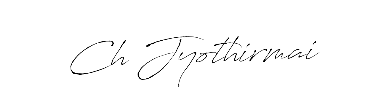 You should practise on your own different ways (Antro_Vectra) to write your name (Ch Jyothirmai) in signature. don't let someone else do it for you. Ch Jyothirmai signature style 6 images and pictures png