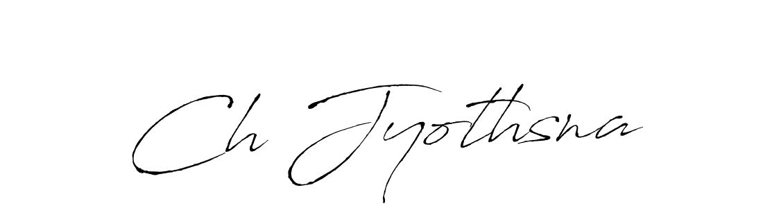 This is the best signature style for the Ch Jyothsna name. Also you like these signature font (Antro_Vectra). Mix name signature. Ch Jyothsna signature style 6 images and pictures png