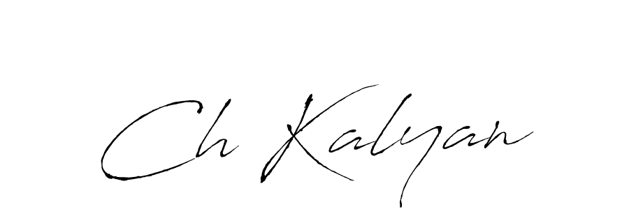 It looks lik you need a new signature style for name Ch Kalyan. Design unique handwritten (Antro_Vectra) signature with our free signature maker in just a few clicks. Ch Kalyan signature style 6 images and pictures png