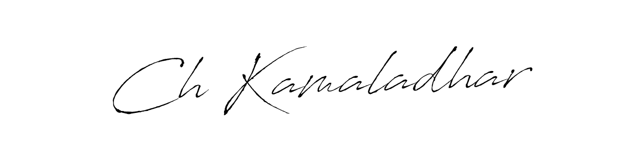 Make a short Ch Kamaladhar signature style. Manage your documents anywhere anytime using Antro_Vectra. Create and add eSignatures, submit forms, share and send files easily. Ch Kamaladhar signature style 6 images and pictures png