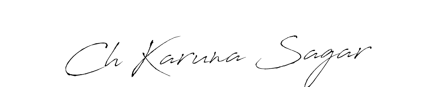 Also You can easily find your signature by using the search form. We will create Ch Karuna Sagar name handwritten signature images for you free of cost using Antro_Vectra sign style. Ch Karuna Sagar signature style 6 images and pictures png