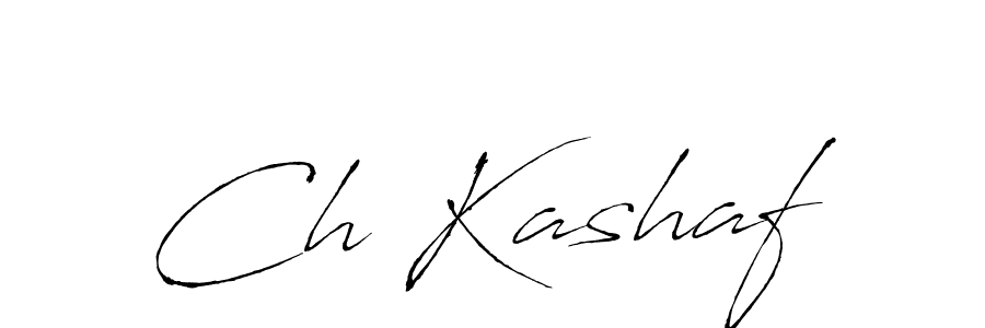 Ch Kashaf stylish signature style. Best Handwritten Sign (Antro_Vectra) for my name. Handwritten Signature Collection Ideas for my name Ch Kashaf. Ch Kashaf signature style 6 images and pictures png