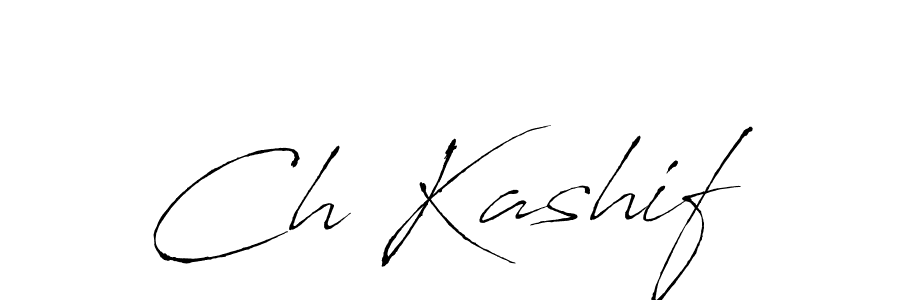 You should practise on your own different ways (Antro_Vectra) to write your name (Ch Kashif) in signature. don't let someone else do it for you. Ch Kashif signature style 6 images and pictures png