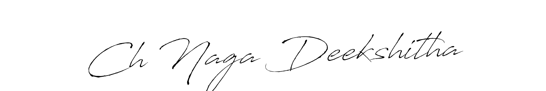 Similarly Antro_Vectra is the best handwritten signature design. Signature creator online .You can use it as an online autograph creator for name Ch Naga Deekshitha. Ch Naga Deekshitha signature style 6 images and pictures png