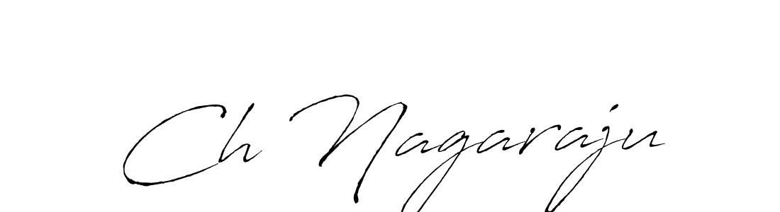 Design your own signature with our free online signature maker. With this signature software, you can create a handwritten (Antro_Vectra) signature for name Ch Nagaraju. Ch Nagaraju signature style 6 images and pictures png