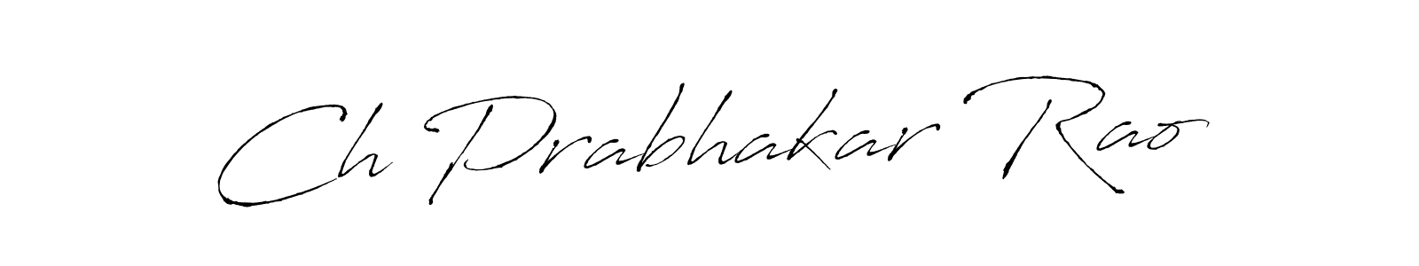 You should practise on your own different ways (Antro_Vectra) to write your name (Ch Prabhakar Rao) in signature. don't let someone else do it for you. Ch Prabhakar Rao signature style 6 images and pictures png