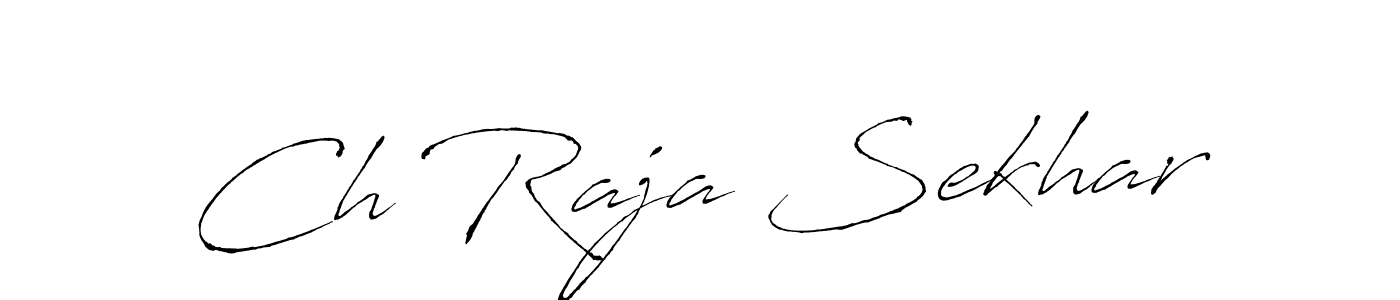 Use a signature maker to create a handwritten signature online. With this signature software, you can design (Antro_Vectra) your own signature for name Ch Raja Sekhar. Ch Raja Sekhar signature style 6 images and pictures png