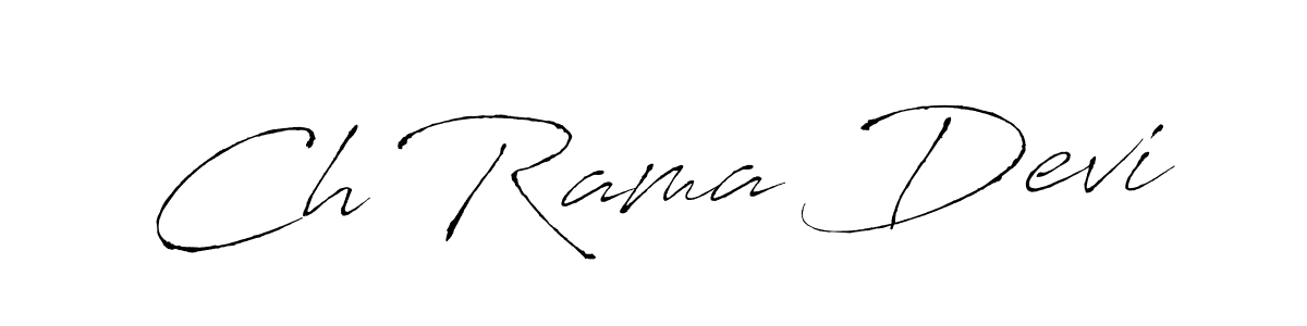 The best way (Antro_Vectra) to make a short signature is to pick only two or three words in your name. The name Ch Rama Devi include a total of six letters. For converting this name. Ch Rama Devi signature style 6 images and pictures png