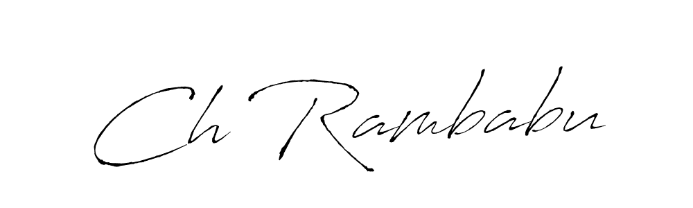 Also You can easily find your signature by using the search form. We will create Ch Rambabu name handwritten signature images for you free of cost using Antro_Vectra sign style. Ch Rambabu signature style 6 images and pictures png