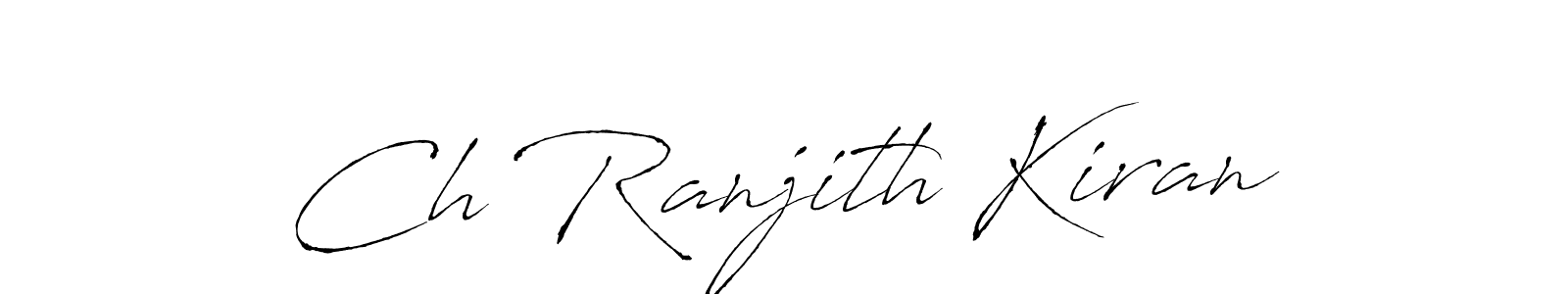 How to Draw Ch Ranjith Kiran signature style? Antro_Vectra is a latest design signature styles for name Ch Ranjith Kiran. Ch Ranjith Kiran signature style 6 images and pictures png