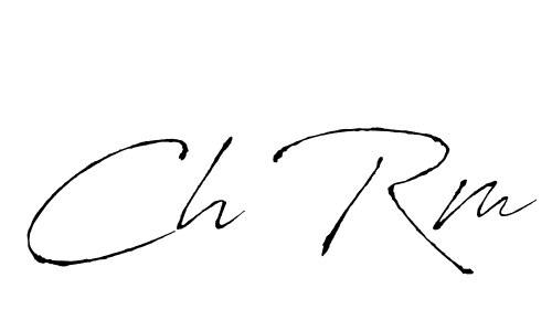 Design your own signature with our free online signature maker. With this signature software, you can create a handwritten (Antro_Vectra) signature for name Ch Rm. Ch Rm signature style 6 images and pictures png