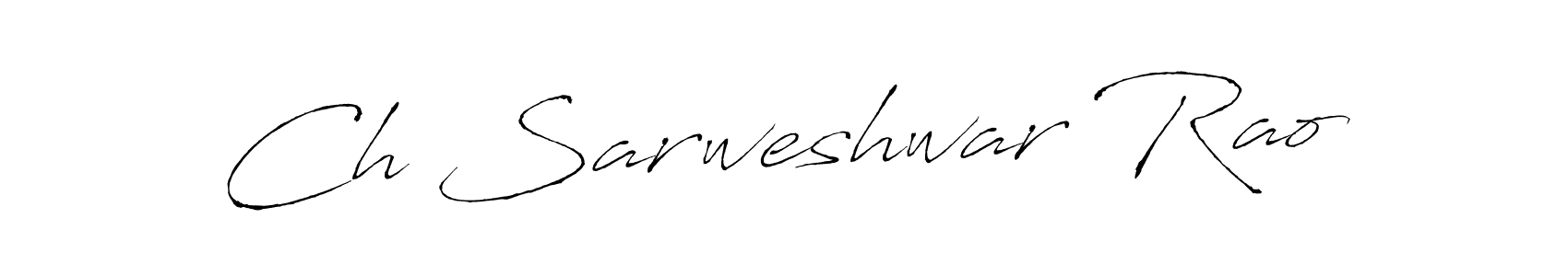 You should practise on your own different ways (Antro_Vectra) to write your name (Ch Sarweshwar Rao) in signature. don't let someone else do it for you. Ch Sarweshwar Rao signature style 6 images and pictures png
