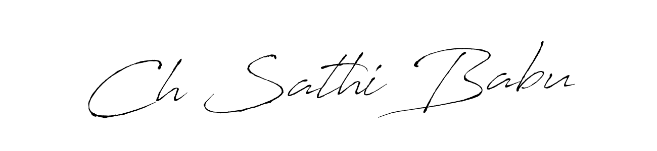 if you are searching for the best signature style for your name Ch Sathi Babu. so please give up your signature search. here we have designed multiple signature styles  using Antro_Vectra. Ch Sathi Babu signature style 6 images and pictures png