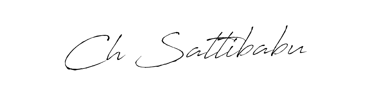 You should practise on your own different ways (Antro_Vectra) to write your name (Ch Sattibabu) in signature. don't let someone else do it for you. Ch Sattibabu signature style 6 images and pictures png