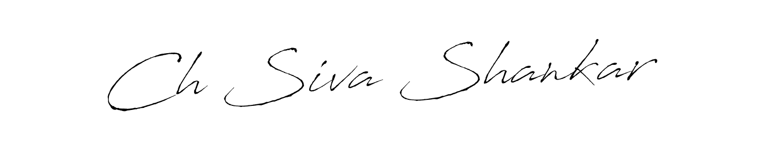 Also You can easily find your signature by using the search form. We will create Ch Siva Shankar name handwritten signature images for you free of cost using Antro_Vectra sign style. Ch Siva Shankar signature style 6 images and pictures png