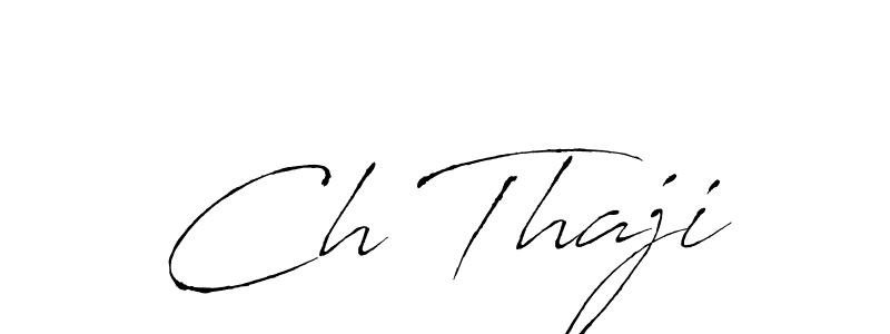 How to make Ch Thaji name signature. Use Antro_Vectra style for creating short signs online. This is the latest handwritten sign. Ch Thaji signature style 6 images and pictures png