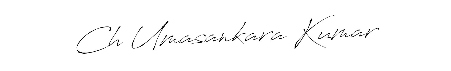 Antro_Vectra is a professional signature style that is perfect for those who want to add a touch of class to their signature. It is also a great choice for those who want to make their signature more unique. Get Ch Umasankara Kumar name to fancy signature for free. Ch Umasankara Kumar signature style 6 images and pictures png