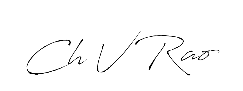 Once you've used our free online signature maker to create your best signature Antro_Vectra style, it's time to enjoy all of the benefits that Ch V Rao name signing documents. Ch V Rao signature style 6 images and pictures png