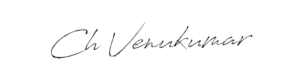 Also we have Ch Venukumar name is the best signature style. Create professional handwritten signature collection using Antro_Vectra autograph style. Ch Venukumar signature style 6 images and pictures png