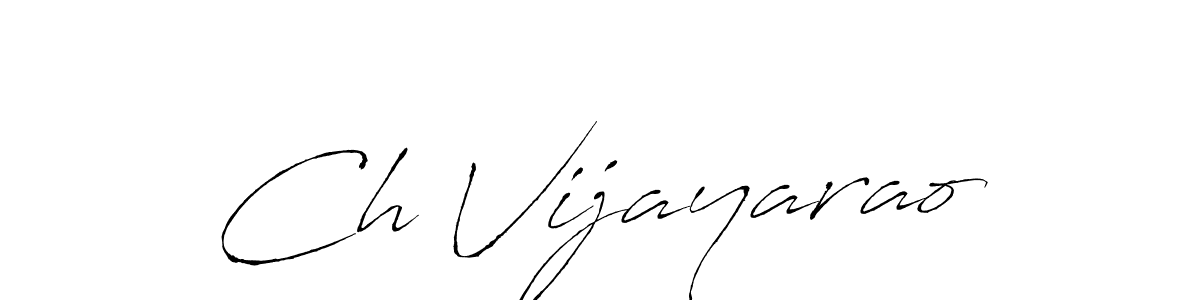 if you are searching for the best signature style for your name Ch Vijayarao. so please give up your signature search. here we have designed multiple signature styles  using Antro_Vectra. Ch Vijayarao signature style 6 images and pictures png