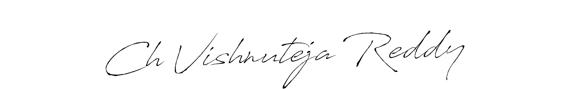 Design your own signature with our free online signature maker. With this signature software, you can create a handwritten (Antro_Vectra) signature for name Ch Vishnuteja Reddy. Ch Vishnuteja Reddy signature style 6 images and pictures png